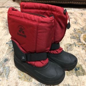 Kamik Snow Boots. Kids size 5.